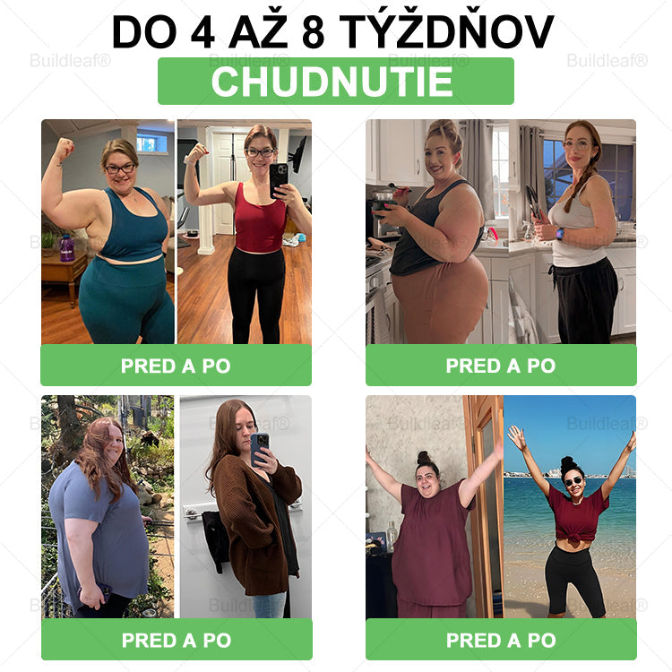 BuildLeaf® GLP-1 6-v-1 Fit & Vital Perorálny Roztok  (Len raz denne, viditeľné zmeny už za 7 dní) Pre obezitu, kardiovaskulárne ochorenia, cukrovku, spánkové apnoe, zdravie čriev, problémy s kĺbmi a ďalšie