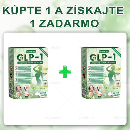 BuildLeaf® GLP-1 6-v-1 Fit & Vital Perorálny Roztok  (Len raz denne, viditeľné zmeny už za 7 dní) Pre obezitu, kardiovaskulárne ochorenia, cukrovku, spánkové apnoe, zdravie čriev, problémy s kĺbmi a ďalšie